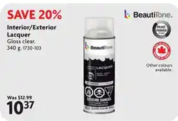 Home Hardware Interior/Exterior Lacquer offer