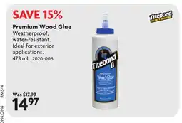 Home Hardware Premium Wood Glue offer
