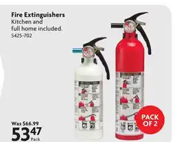 Home Hardware Fire Extinguishers offer