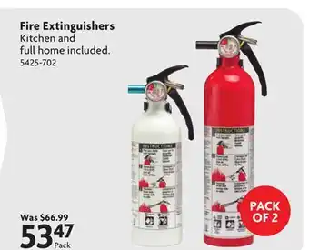 Home Hardware Fire Extinguishers offer