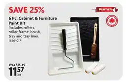 Home Hardware 6 Pc. Cabinet & Furniture Paint Kit offer