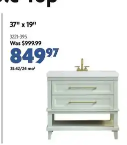 Home Hardware Bristol Vanity with Cultured Marble Top offer