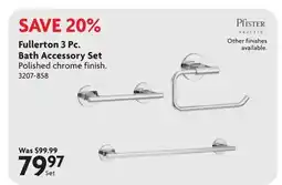 Home Hardware Fullerton 3 Pc. Bath Accessory Set offer