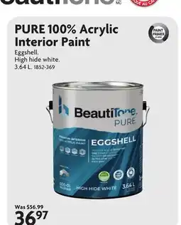 Home Hardware PURE 100% Acrylic Interior Paint offer