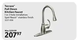 Home Hardware Terrace Pull Down Kitchen Faucet offer