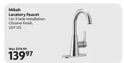 Home Hardware Mikah Lavatory Faucet offer