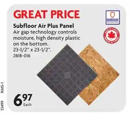 Home Hardware Subfloor Air Plus Panel offer