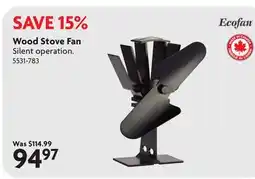 Home Hardware Wood Stove Fan offer