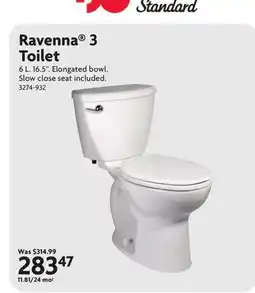 Home Hardware Ravenna 3 Toilet offer