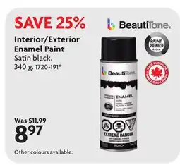 Home Hardware Interior/Exterior Enamel Paint offer