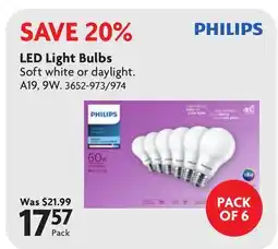 Home Hardware LED Light Bulbs offer