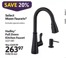 Home Hardware Select Moen Faucets offer