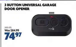 Home Hardware 3 BUTTON UNIVERSAL GARAGE DOOR OPENER offer