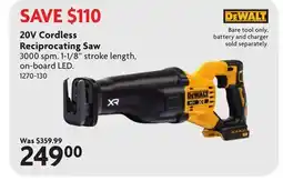 Home Hardware 20V Cordless Reciprocating Saw offer