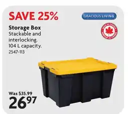 Home Hardware Storage Box offer
