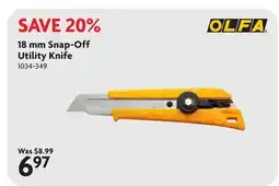 Home Hardware 18 mm Snap-Off Utility Knife offer