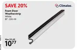 Home Hardware Foam Door Weatherstrip offer