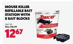 Home Hardware MOUSE KILLER REFILLABLE BAIT STATION WITH 8 BAIT BLOCKS offer
