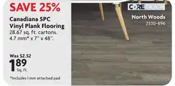 Home Hardware Canadiana SPC Vinyl Plank Flooring offer