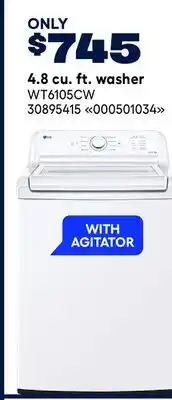 RONA 4.8 cu. ft. washer offer