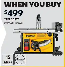 RONA TABLE SAW offer