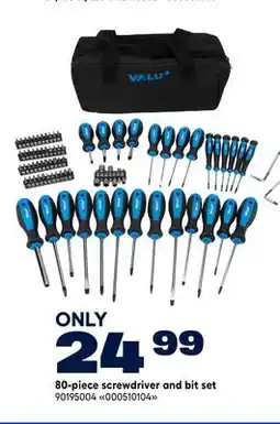 RONA 80-piece screwdriver and bit set offer