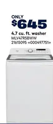 RONA MIDEA 4.7 cu. ft. washer offer