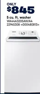 RONA Samsung 5 cu. ft. washer offer