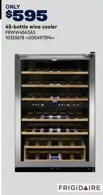 RONA FRIGIDAIRE 45-bottle wine cooler offer