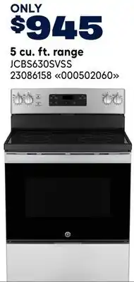 RONA GE APPLIANCES 5 cu. ft. range offer