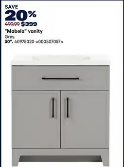 RONA Mabela vanity, 30 offer