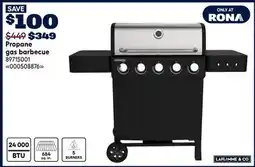 RONA Propane gas barbecue offer