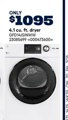 RONA 4.1 cu. ft. dryer offer