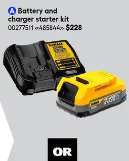 RONA Battery and charger starter kit offer