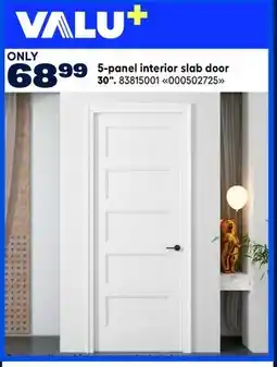 RONA VALU+ 5-panel interior slab door offer