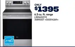 RONA LG 6.3 cu. ft. range offer