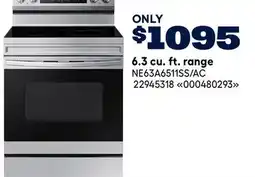 RONA SAMSUNG 6.3 cu. ft. range offer