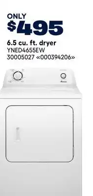 RONA AMANA 6.5 cu. ft. dryer offer