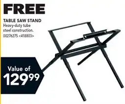 RONA DEWALT TABLE SAW STAND offer