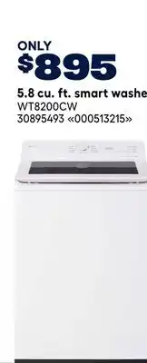 RONA LG 5.8 cu. ft. smart washer offer
