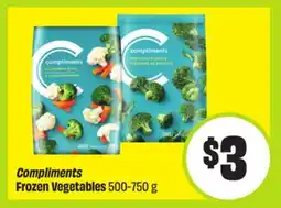 FreshCo Compliments Frozen Vegetables 500-750 g offer