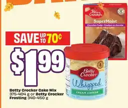 FreshCo Betty Crocker Cake Mix 375-404 g or Betty Crocker Frosting 340-450 g offer