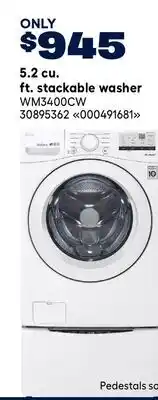 RONA 5.2 cu. ft. stackable washer offer
