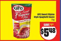 FreshCo UFC Sweet Filipino style Spaghetti Sauce 1 kg offer