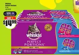 FreshCo Whiskas Perfect Portions 12 pk offer