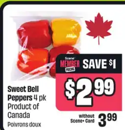 FreshCo Sweet Bell peppers pk Product of Canada offer