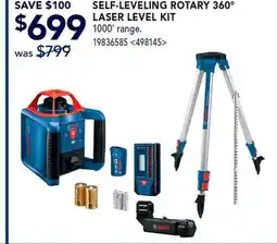RONA SELF-LEVELING ROTARY 360° LASER LEVEL KIT offer