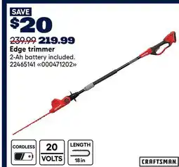RONA Edge trimmer offer