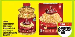 FreshCo Orville Redenbacher Microwave Popcorn 6-8 pk 340-492 g or Gourmet Popping Corn 850g offer