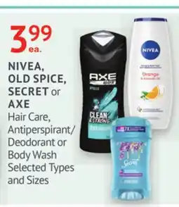 IDA Pharmacy NIVEA, OLD SPICE, SECRET or AXE offer